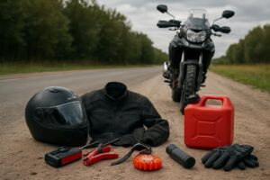 Akcesoria motocyklowe niezbędne w trasie na wypadek awarii