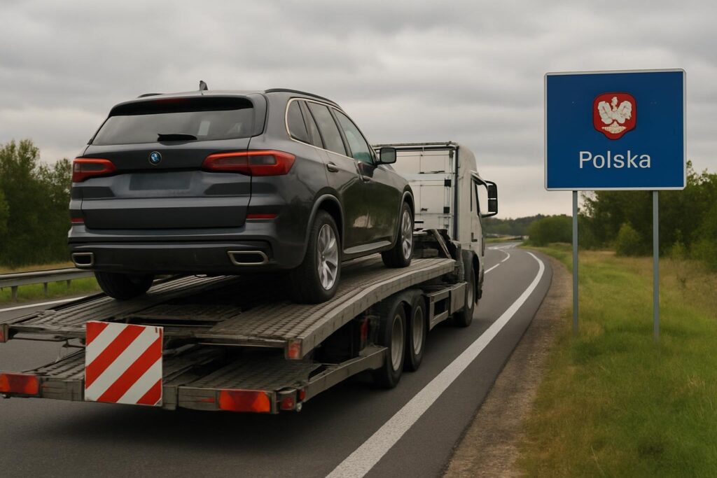 Transport auta z Niemiec do Polski – formalności i koszty