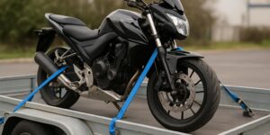 Jak zabezpieczyć motocykl na lawecie żeby nie uszkodzić