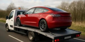 Transport auta elektrycznego lawetą – czy są specjalne wymogi