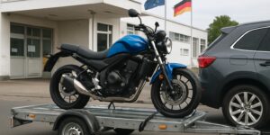 Transport motocykla z Niemiec – formalności i ceny 2026
