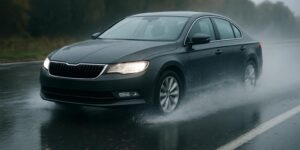 Hydroplaning – czym jest i jak reagować na mokrej drodze