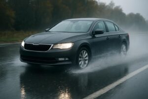 Hydroplaning – czym jest i jak reagować na mokrej drodze