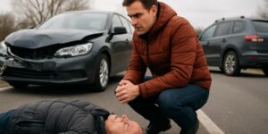 Pierwsza pomoc przy wypadku drogowym – co możesz zrobić zanim przyjedzie pomoc
